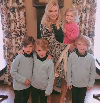 Tiffany Orlovsky with her cute little bundle of joy